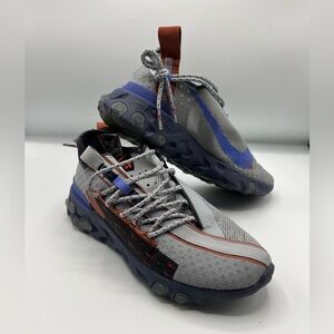 Nike React WR ISPA Wolf Grey Running Shoe's Men's CT2692-001 Size: 5.5